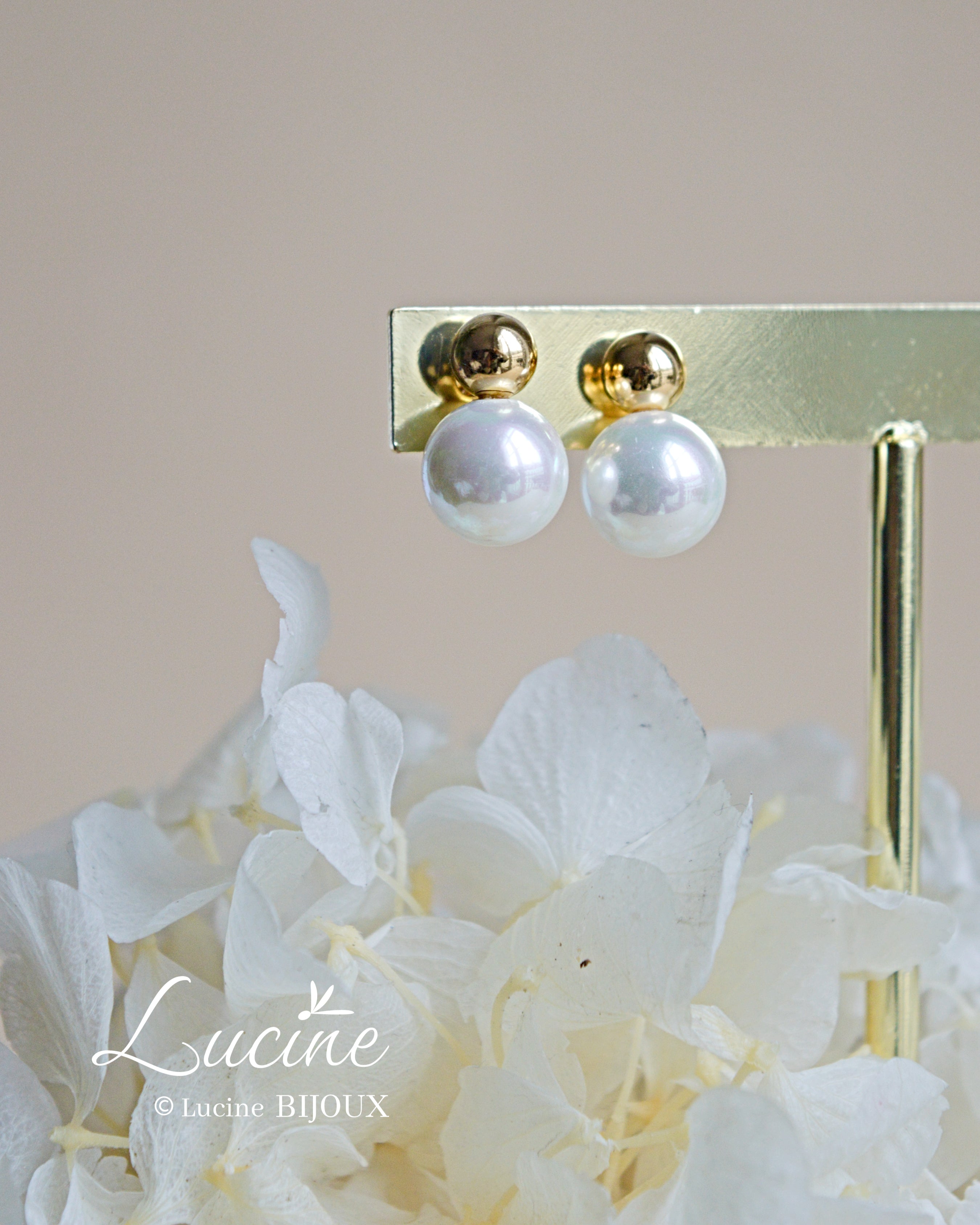 Boucles d’oreilles Léonie dorées