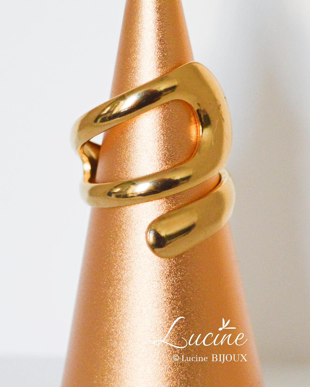 Bague Daphné dorée