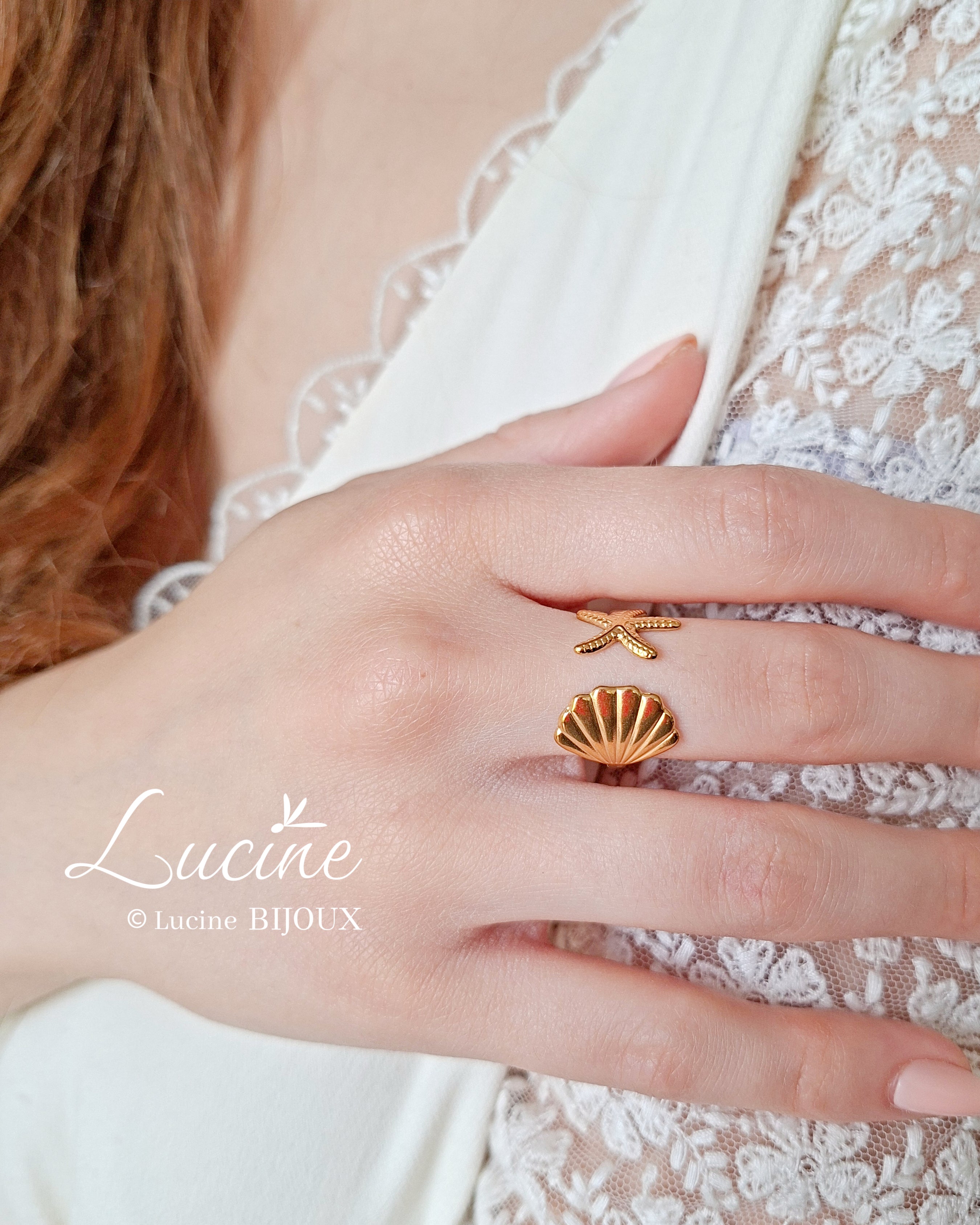 Bague coquillage