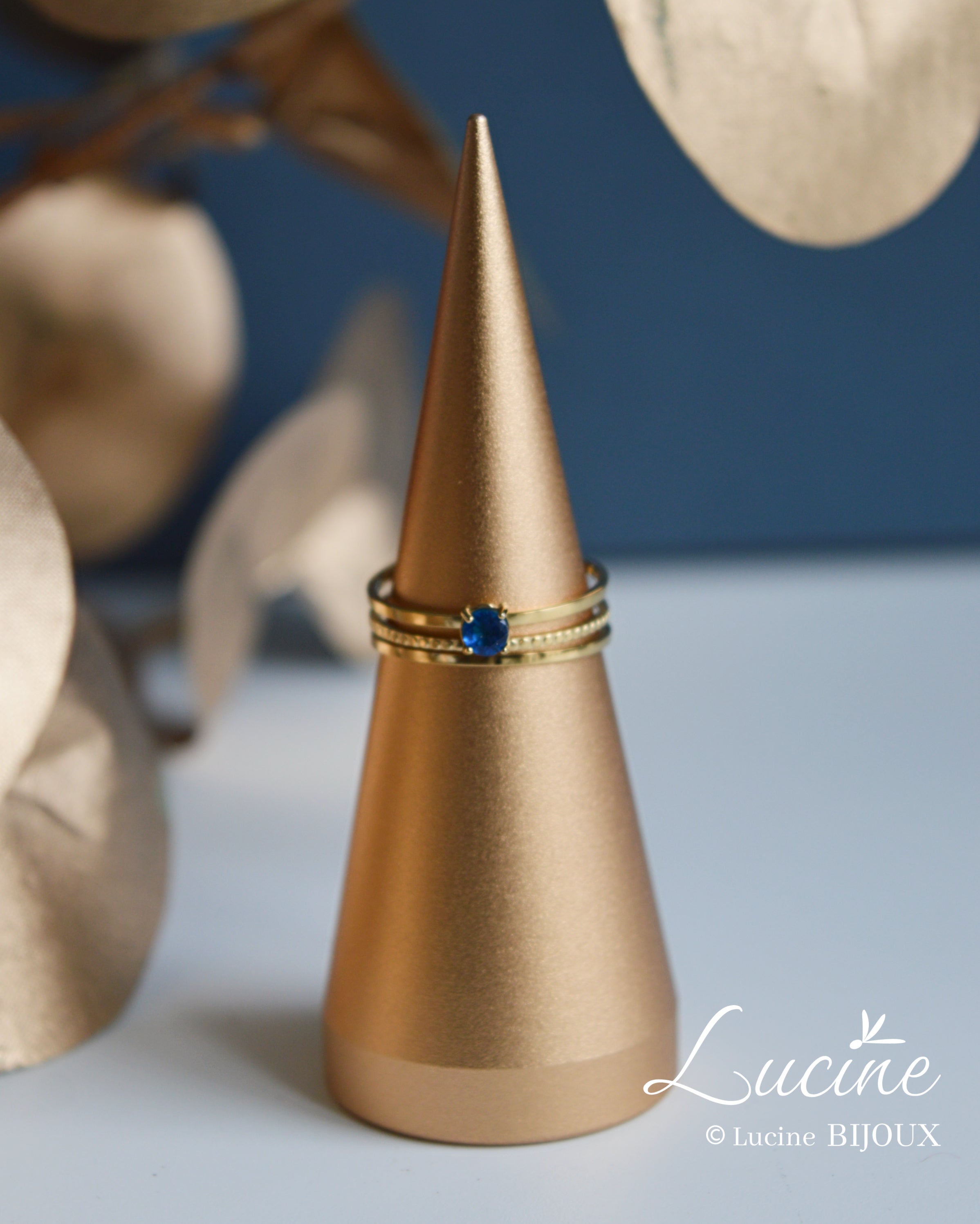 Bague Aurore bleue