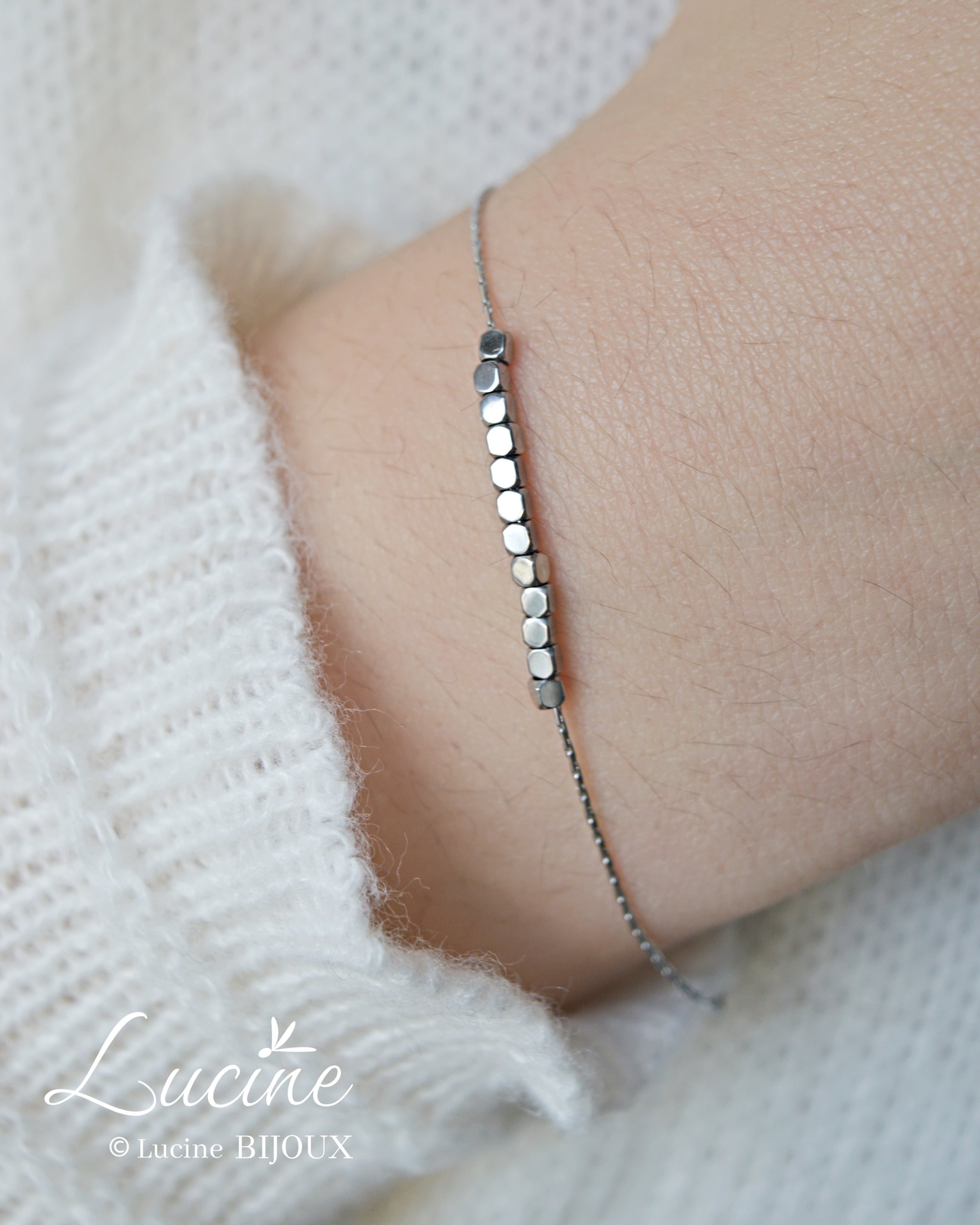 Bracelet Élise argenté