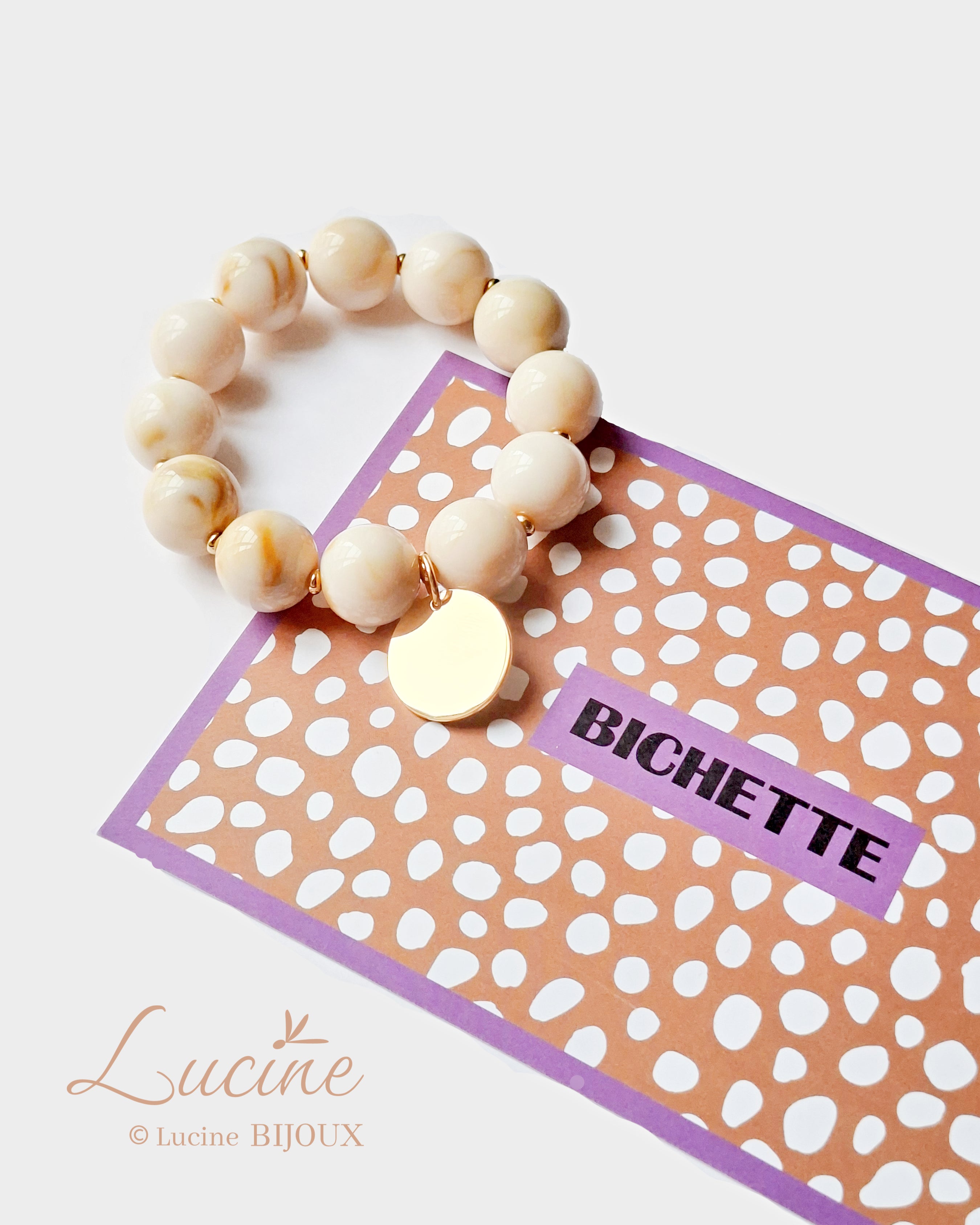 Bracelet Amélia crème