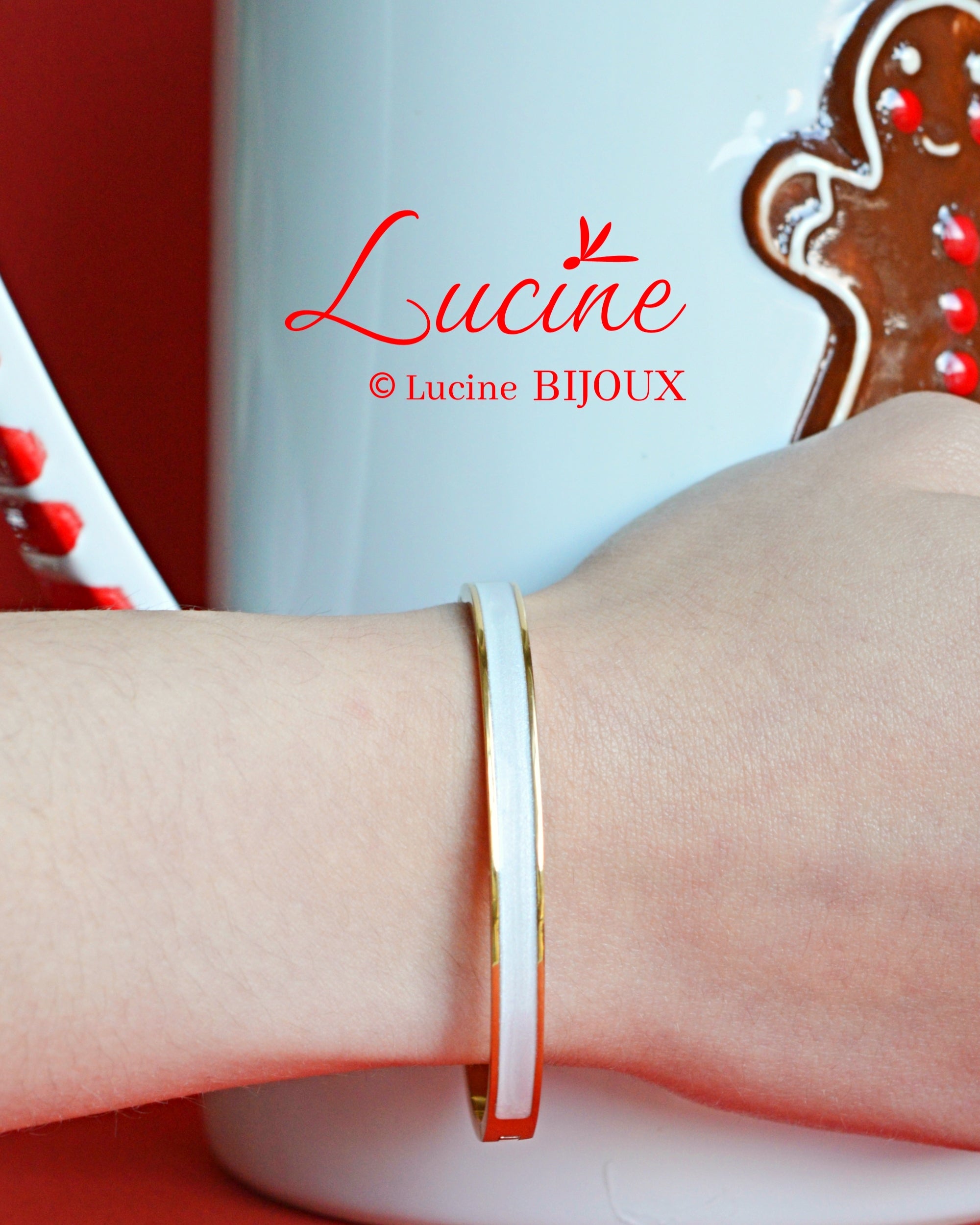 Jonc Aimé épais blanc