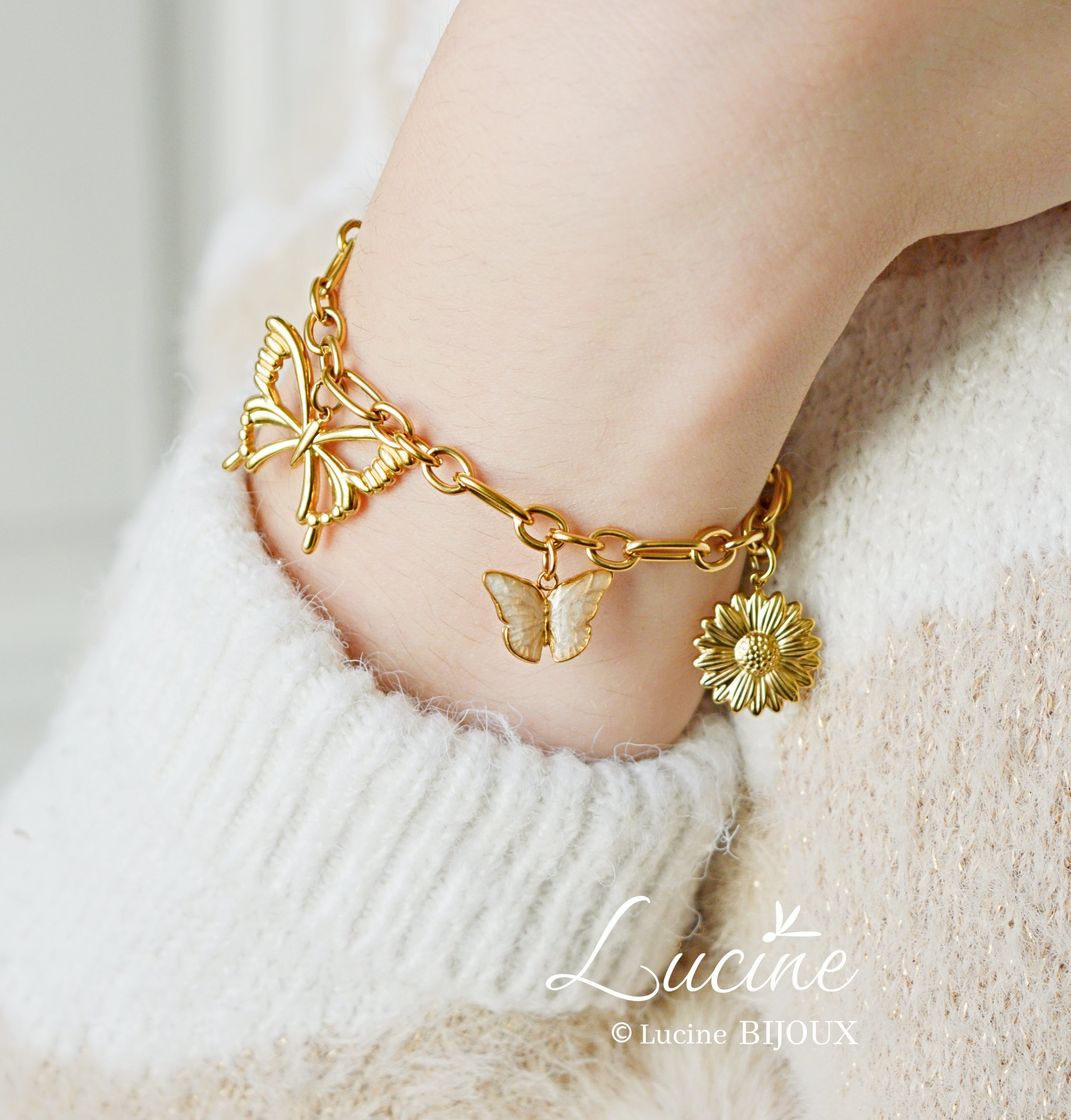Bracelet papillon