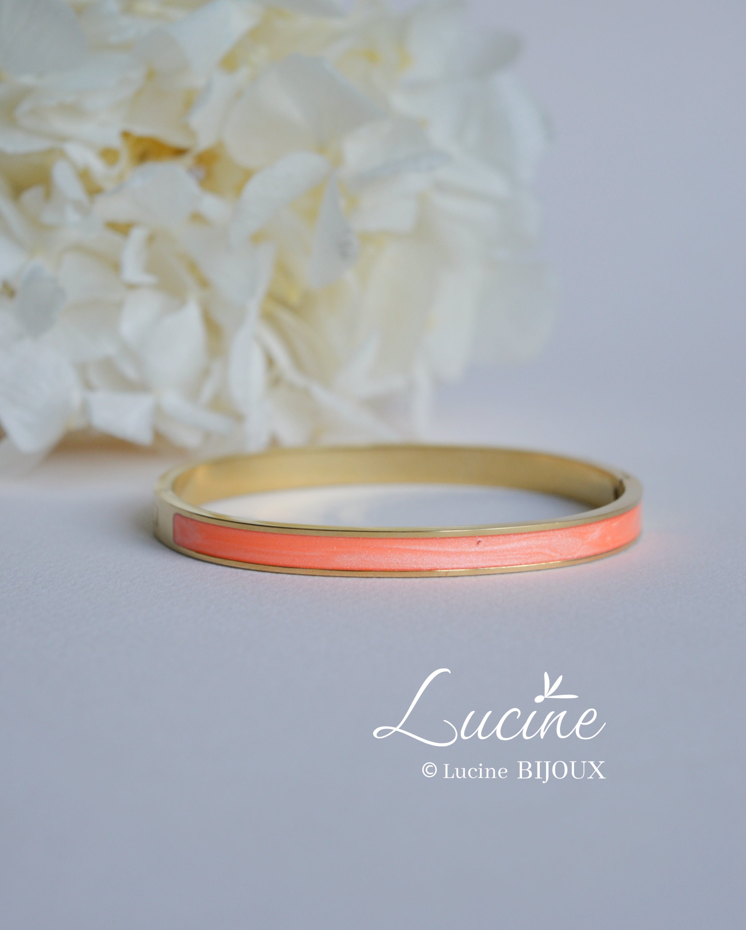 Jonc Aimé épais orange