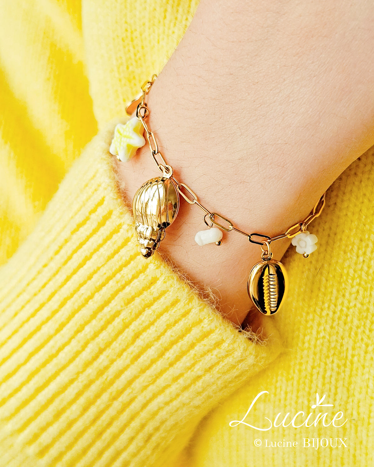 Bracelet Jude jaune