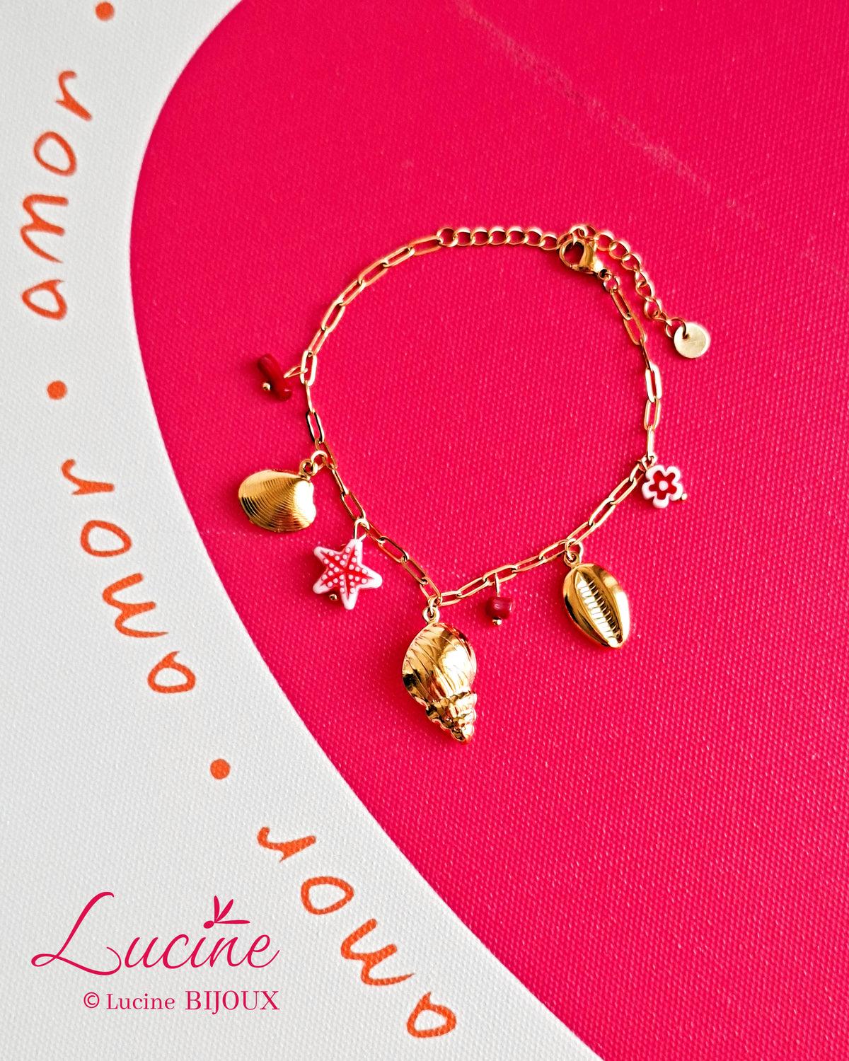 Bracelet Jude rouge