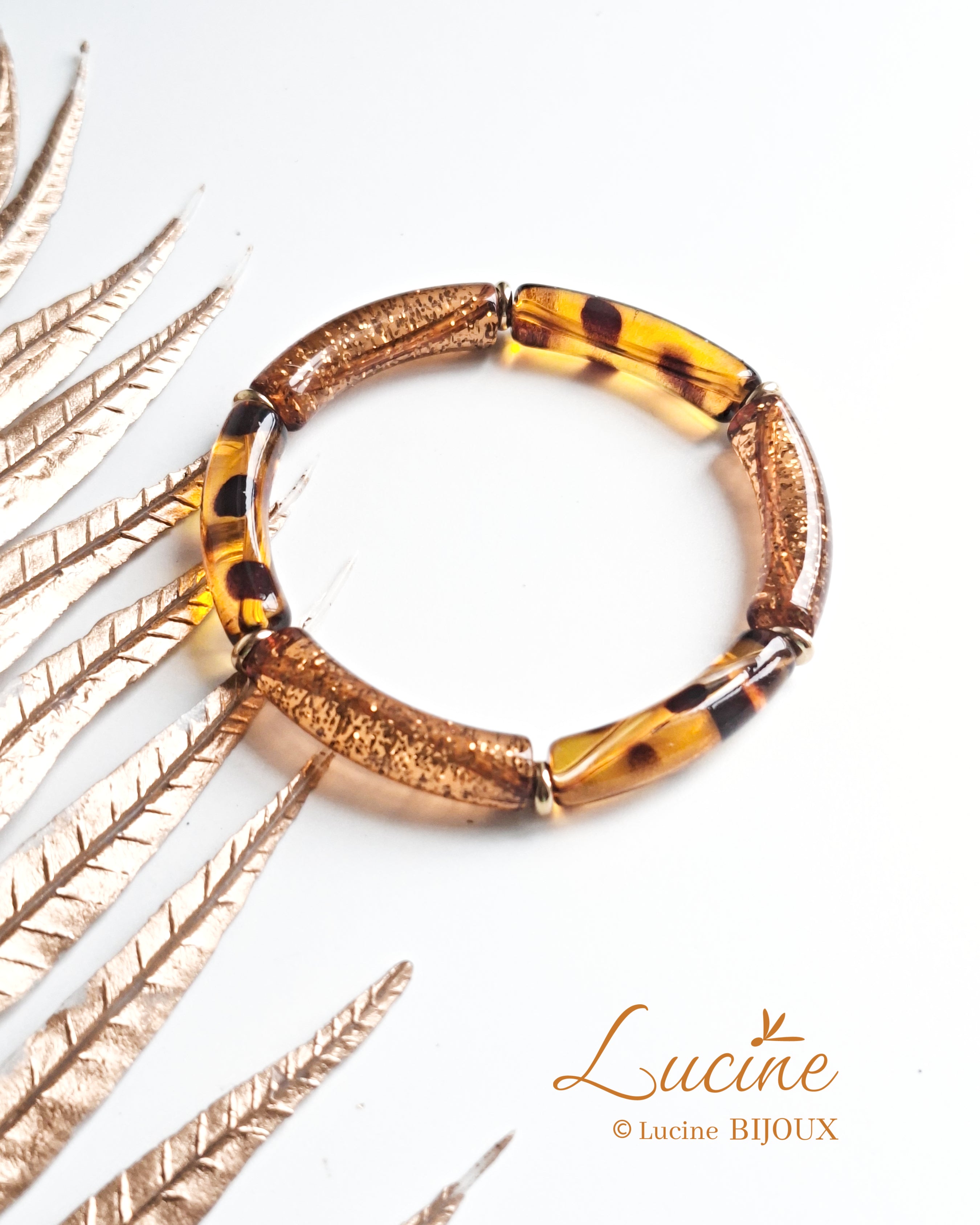 Bracelet Alix léopard