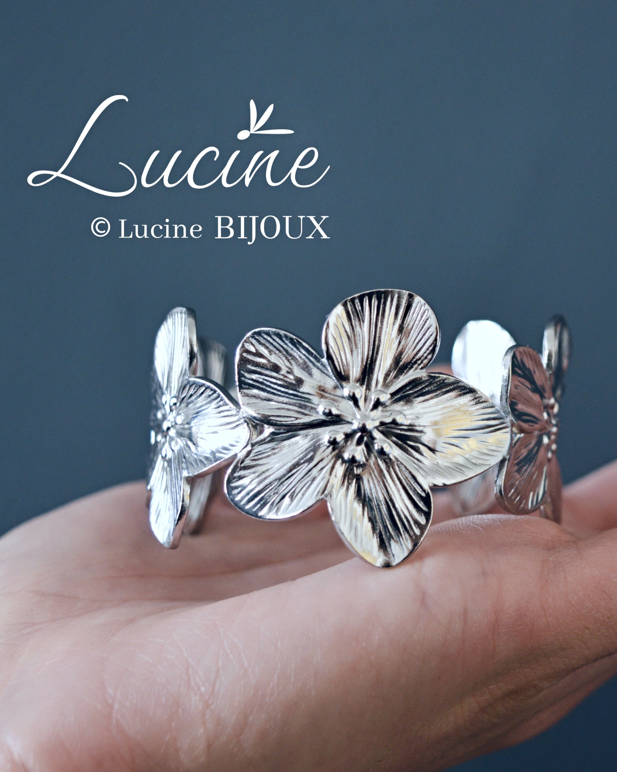 Jonc Agathe argenté