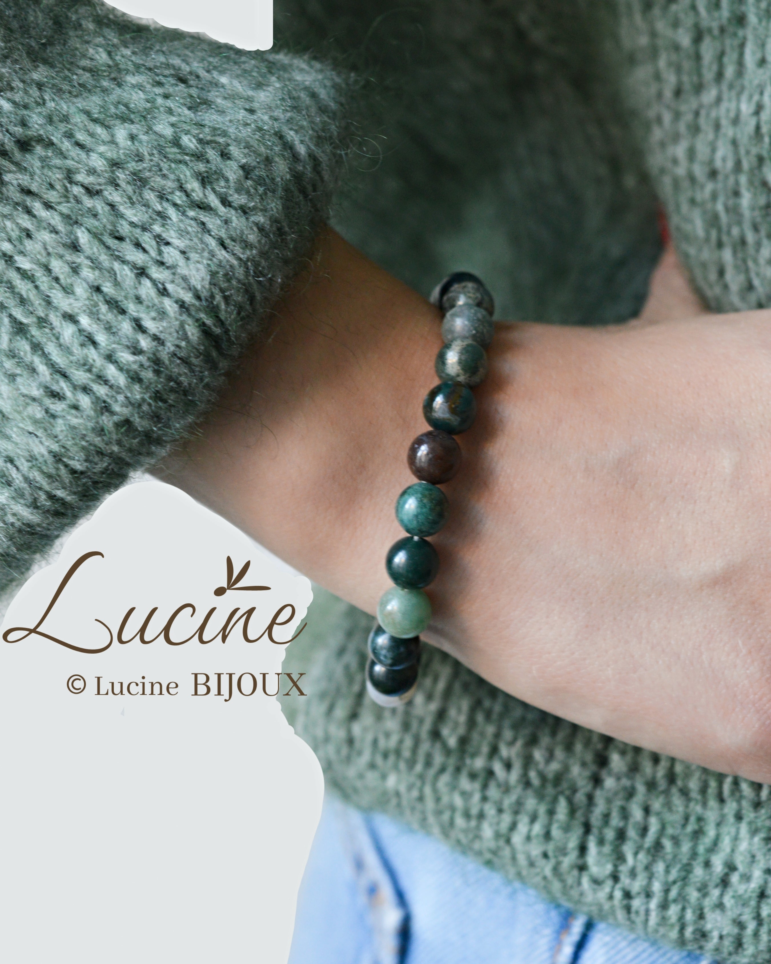 Bracelet Olive vert