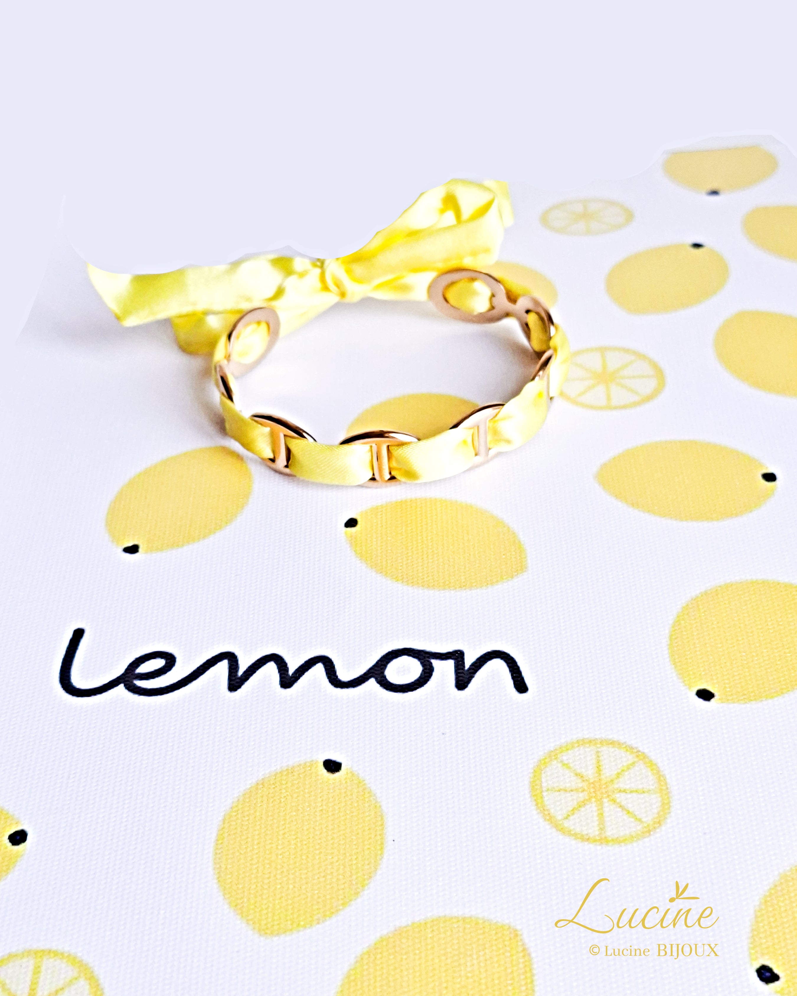 Jonc satin jaune