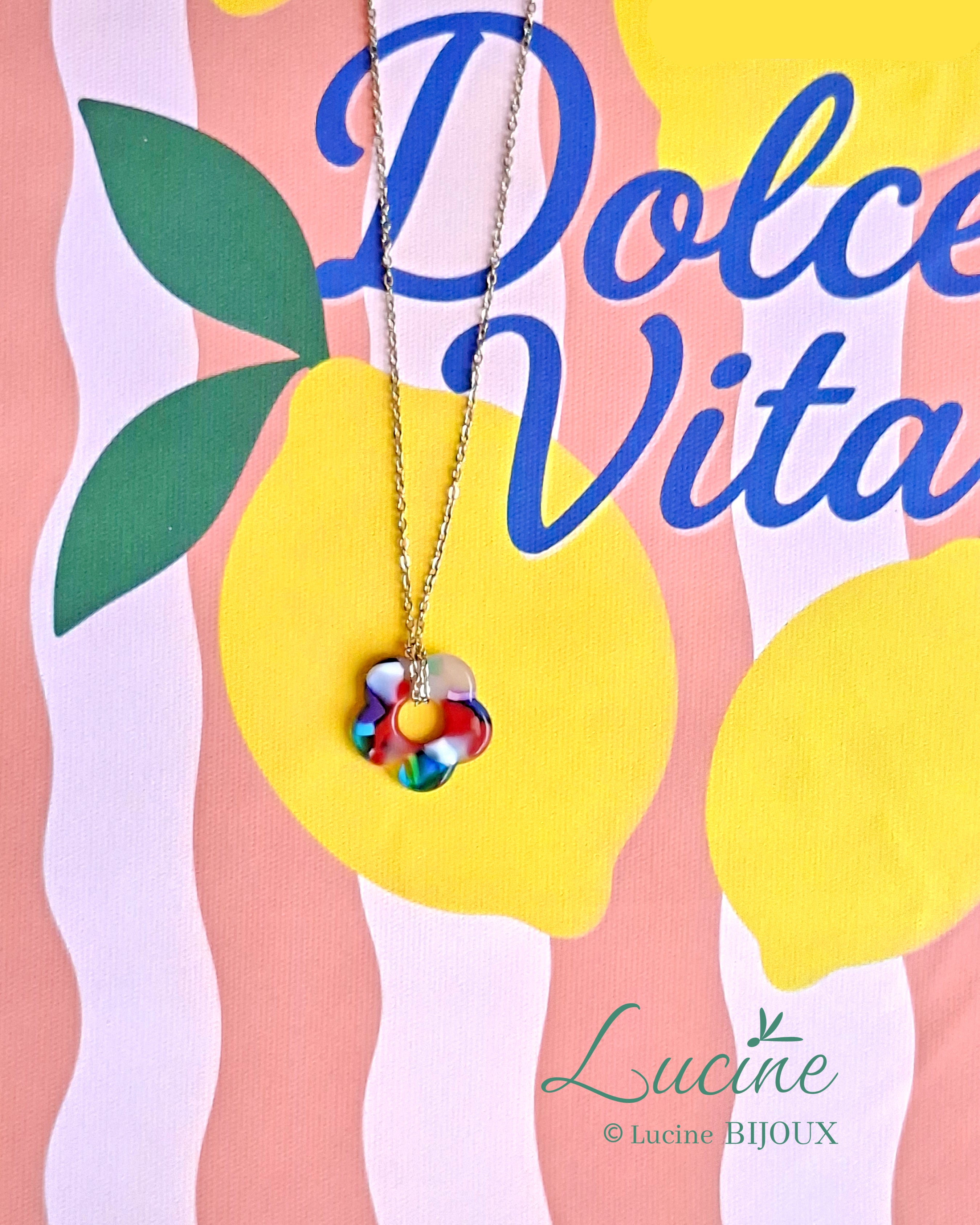 Collier Constance multicolore