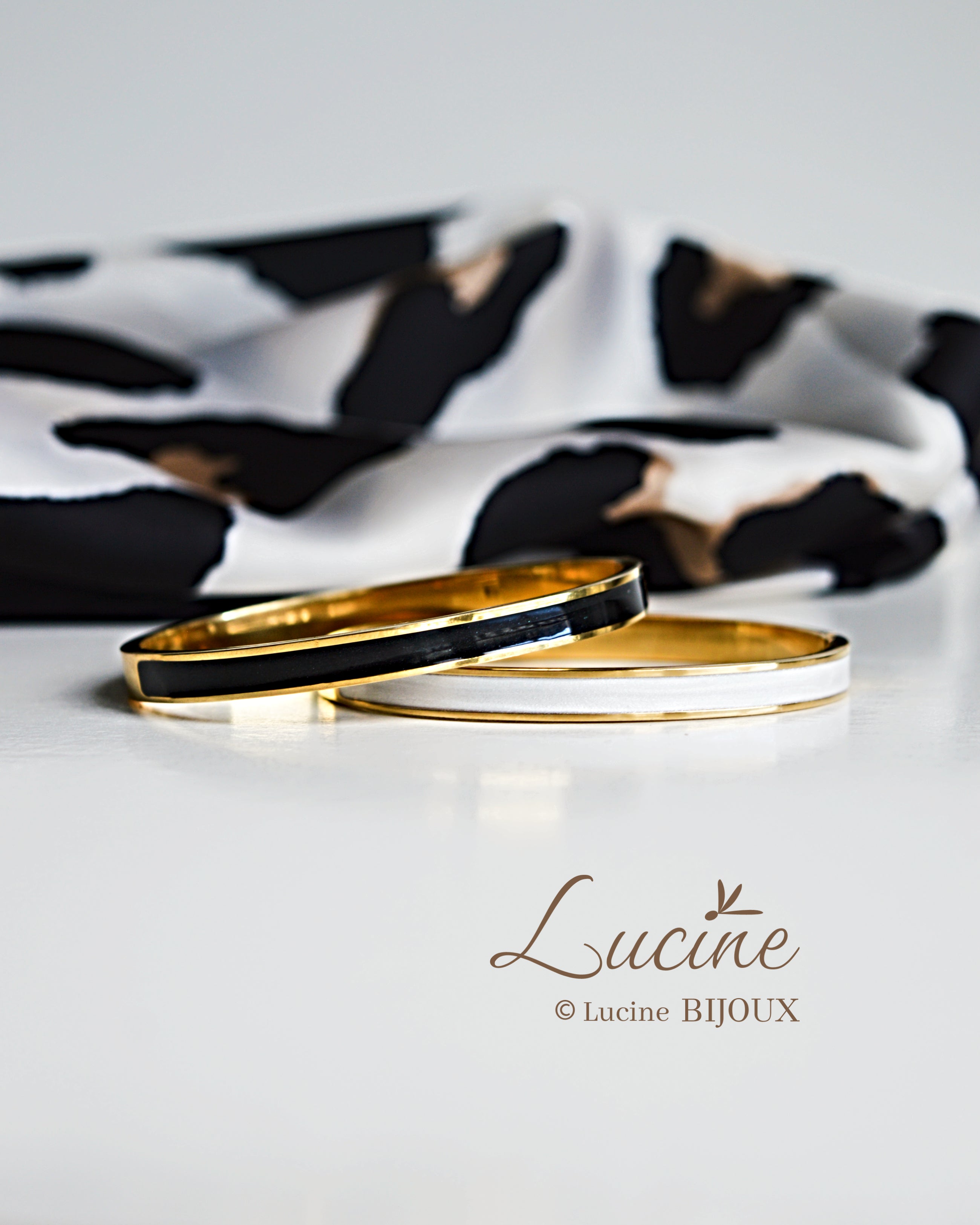 Jonc Aimé épais noir