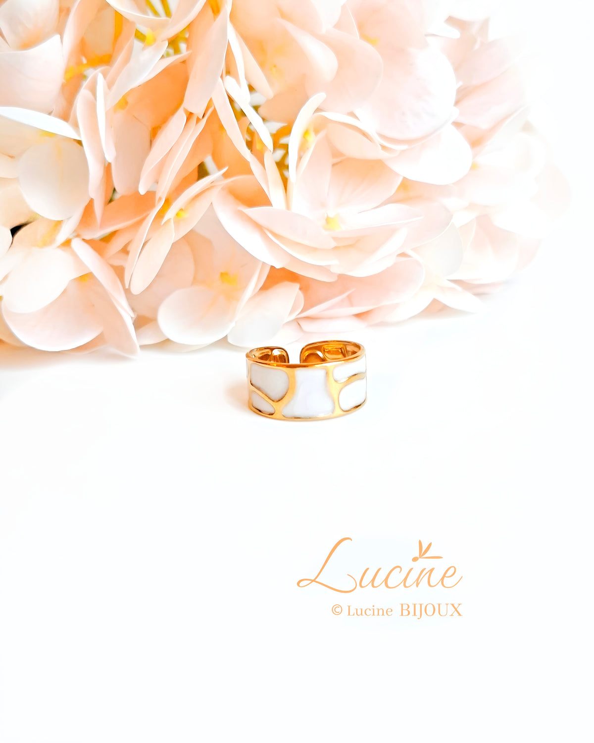 Bague Isabelle blanche